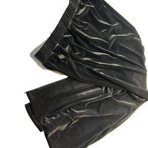 Coldwater creek 1X Black  Velvet Pants  Whimsy-Goth Glam